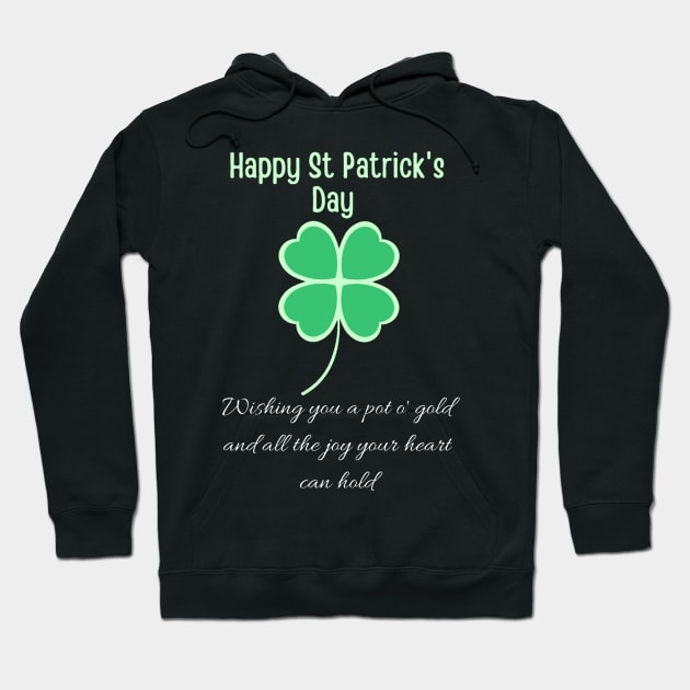 Happy St patricks day irish poem Hoodie by LukjanovArt